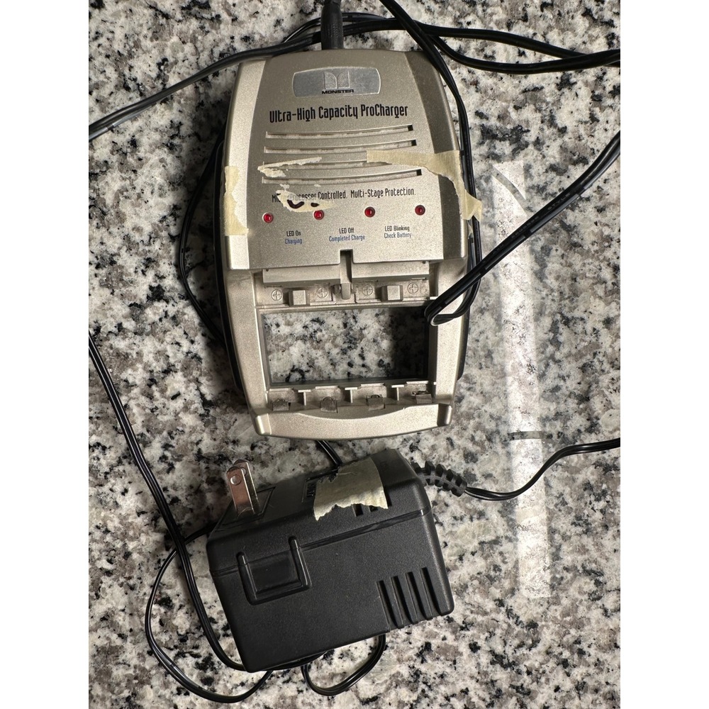 Monster Ultra High Capacity ProCharger Battery Charger Model 160318-00‎